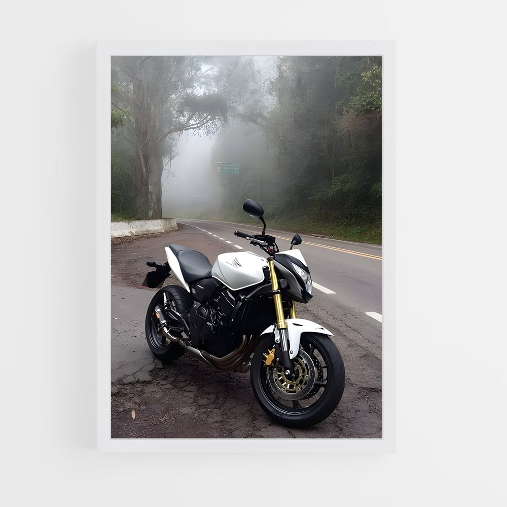 Poster élégant Cbf hornet – affiche Honda Moto (vue 3)